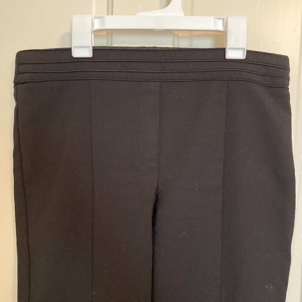 Side Zip Black Slacks
